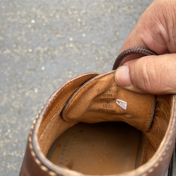 Earth STF07 Men’s Sandstone Leather Chukka Ankle Boots Size 10 - Picture 11 of 12